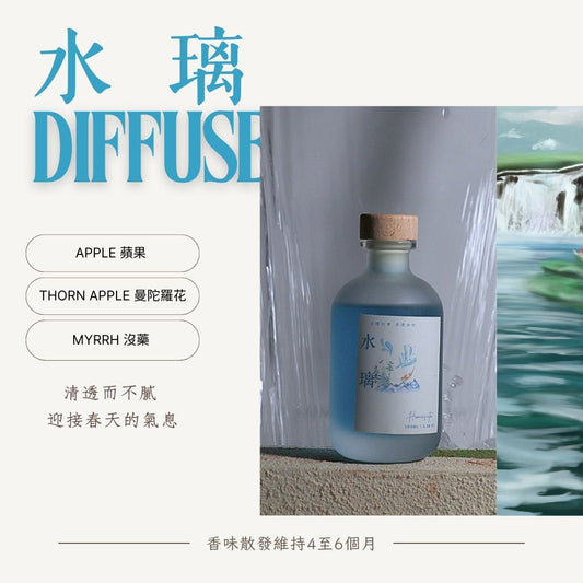 《水璃》 I 水泥家居擴香瓶